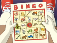 Buster's Carpool Catastophe Car Bingo Card