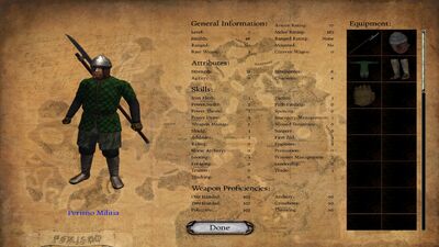 Perisno Militia Reference