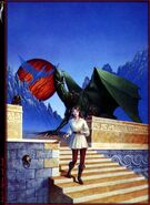 Рисунок с обложки игры Dragonfire