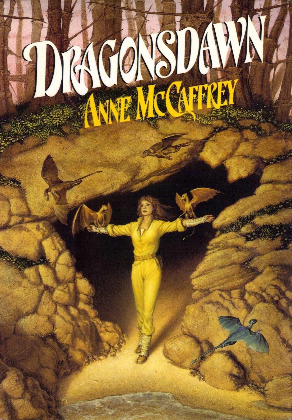 Заря драконов Энн Маккефри 2005 года обложка книги