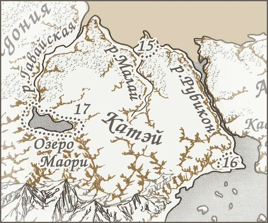 Река рубикон карта