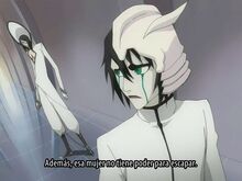 Ulquiorra hablando co Nnoitra