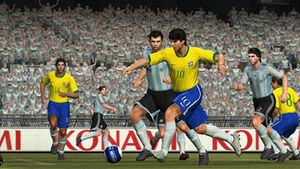 PES 2008: Brasilien vs. Argentinien