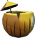Golden Coconut Egg