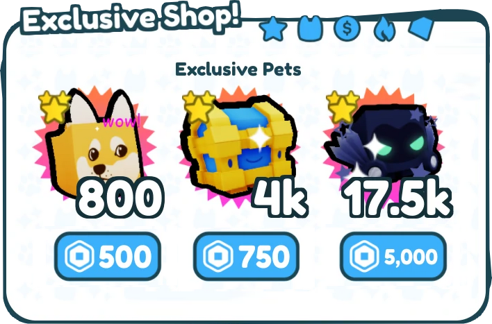 Pet Sim X Exclusive Pet Codes