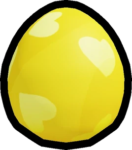 Golden Valentines Egg