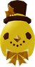 Golden Snowman Egg