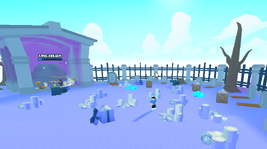 The gloomy landscape of Haunted Island