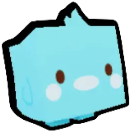 Blue marshmellow chick