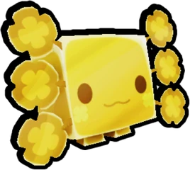 Golden Clover Axolotl