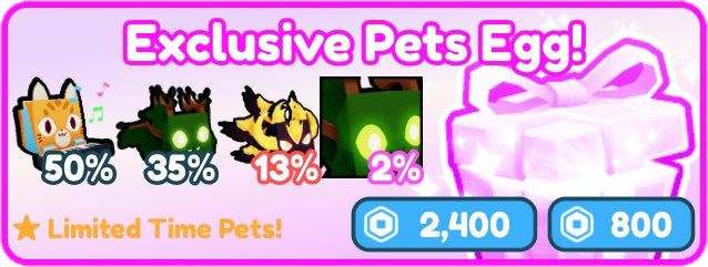 Exclusive Egg Value - Pet Sim X Value List 