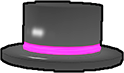 Neon Pink Banded Top Hat Pet Simulator Wiki Fandom - pink top hat roblox