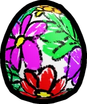 Flower Doodle Egg