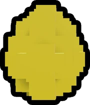 Golden Pixel Egg