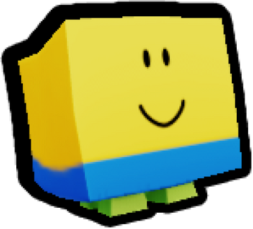 Pastel Blue Egg Noob Head - Roblox