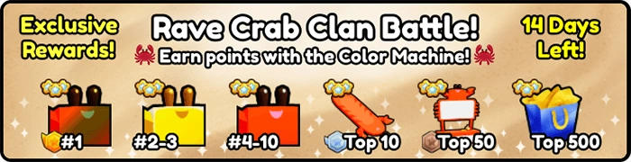 PS99 Rave Crab Clan Battle