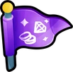 Icon flag purple