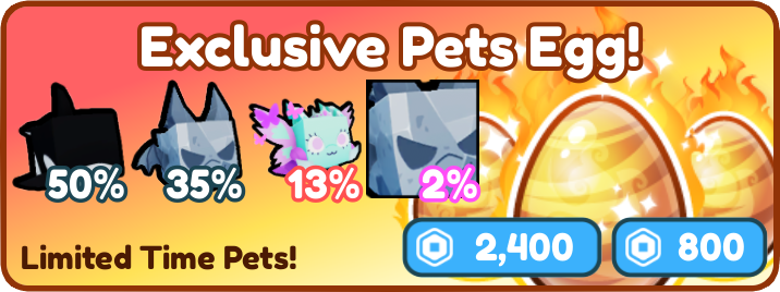 Exclusive Egg Value - Pet Sim X Value List 