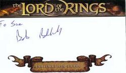 Bob Blackwell, Peter Jackson's The Lord of the Rings Trilogy Wiki
