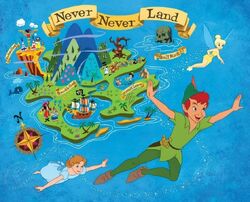 Peter Pan Neverland Map Neverland | Peter Pan Wiki | Fandom