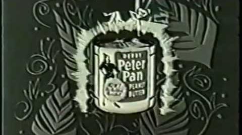 VINTAGE 1950's ANIMATED PETER PAN PEANUT BUTTER COMMERCIAL
