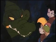 Crocodile with Slightly and Peter Pan