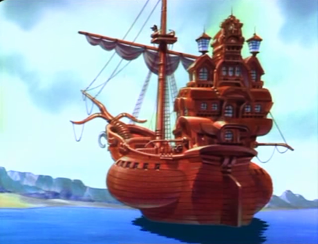 Peter Pan Captain Hook's Pirate Ship, The Jolly R