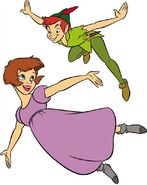 Jane And Peter Flying