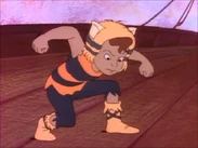 Curly From the episode Living Pictures