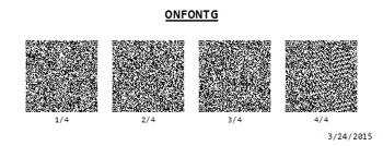 Font G (Gold, optional)