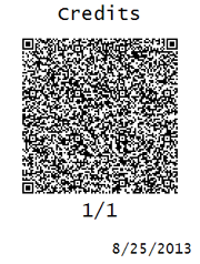 Credits qrs