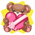 Valentine Small Bear