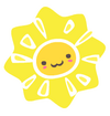 Smiling Sun Wall Sticker