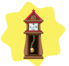 Twisted Christmas Grandfather Clock