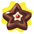 Dec 3 : Chocolate Star Cookie