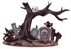 Spooky Halloween Graveyard Decor Piece 7 (Completed)