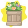 Spring Flowers Planter