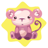 Pink Monkey Plushie