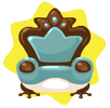 Frog Prince Blue Armchair