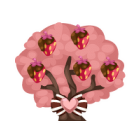 Chocolate strawberry tree
