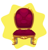 Regal Red Chair