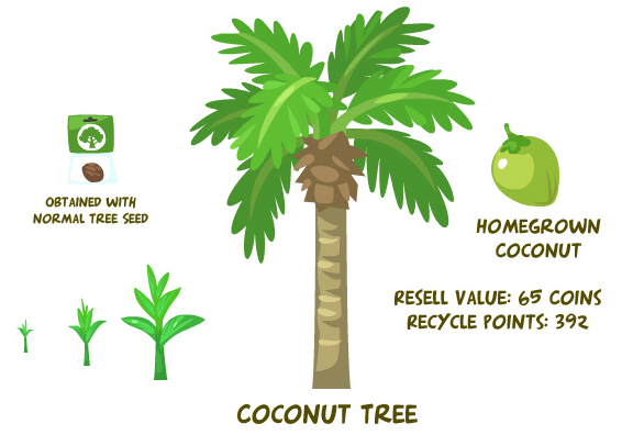 Coconut tree shop