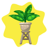 Raised Potted Plant