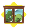 Country Wooden Window