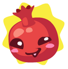 Cheeky Pomegranate Plushie