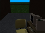 A Tarnacop machine in a loading screen, from Petscop 23.