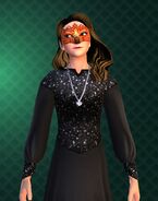 Elena's outfit for the Masquerade Ball