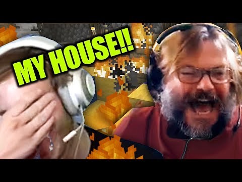 Jack Black BURNED down my Minecraft House!! | PewDiePie Wiki | Fandom