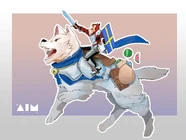 Glorious fan art of pewds riding giant Sven