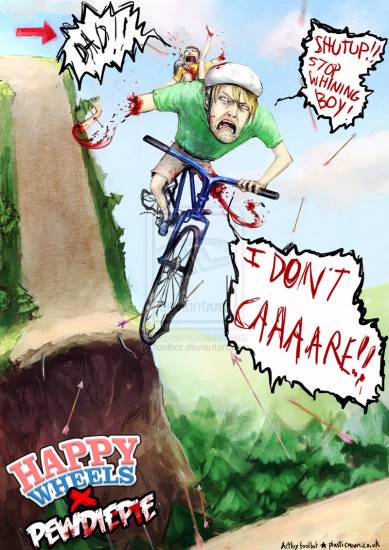 Happy Wheels With PewDiePie by PolisBil on DeviantArt